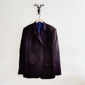 Nautica Men's Black Blazer Jacket Size 43L